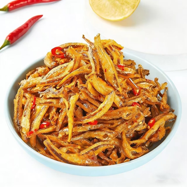 Dried small fish 7g*10 packs, spicy small fish, perfect side dish for rice, snack to satisfy cravings, ideal accompaniment for alcohol, mixed flavours 3