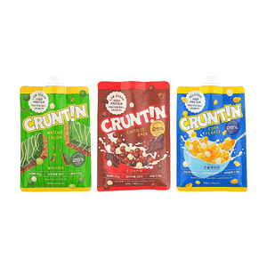 CRUNTIN咔脆球蛋白質奶昔組合裝 抹茶/巧克力/玉米脆片【超值3包】【OY爆款奶昔】