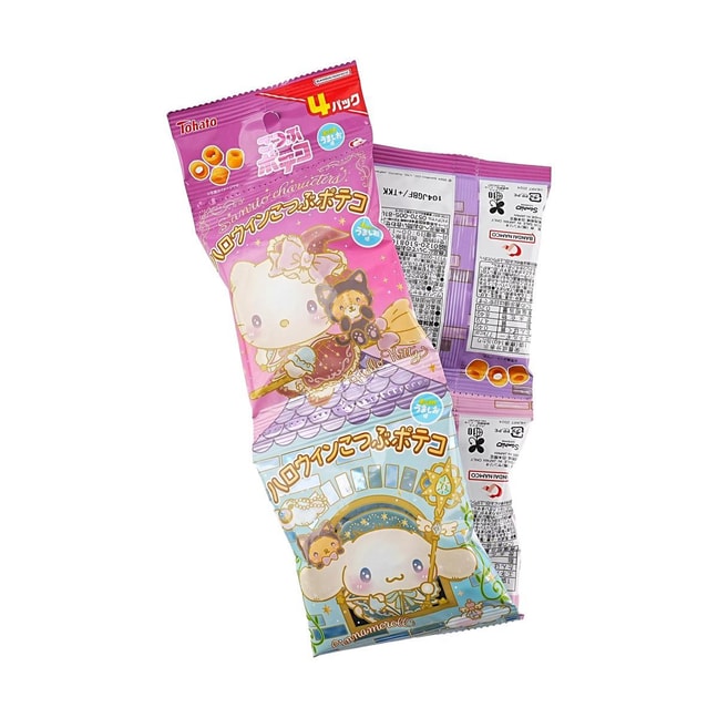 日本HEARTxTOHATO桃哈多 香脆薯圈 4连包 67g【三丽鸥联名】【动漫好物】