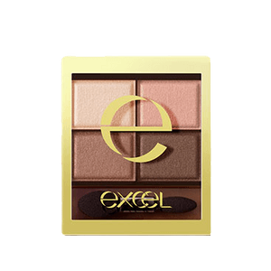 EXCEL||大地四色眼影||SR06 微醺粉棕 4.3g