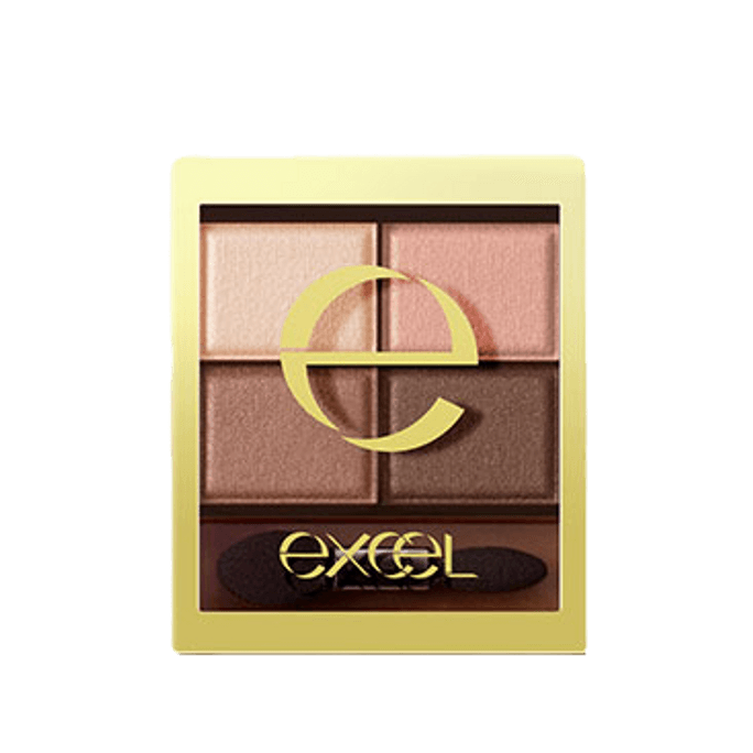엑셀||어스 포 컬러 아이섀도우||SR06 팁시 핑크 브라운 4.3g