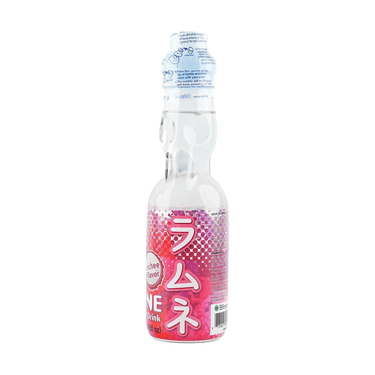 MIZUHO ラムネ炭酸飲料、マーブルソーダ、ライチ風味、6.76オンス×6【6