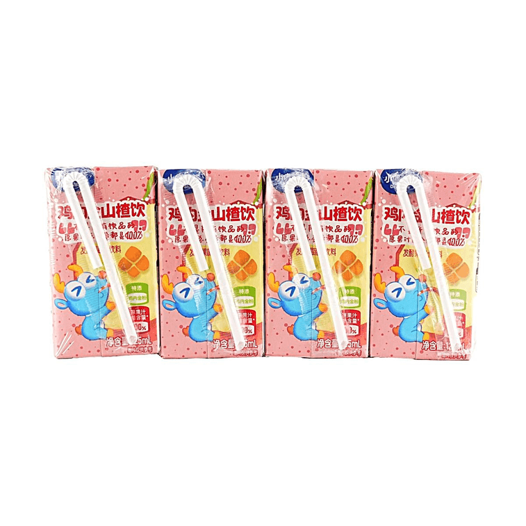 산사나무 열매 발효 주스 음료, 산사나무 열매, 16.9 fl oz (4.23 fl oz x 4개입), 100% 과일 주스 3