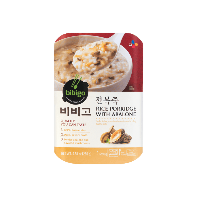 CJ BIBIGO Rice Porridge With Abalone 280g