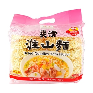 Dried Noodles ,Yam Flavor , 25.4 oz 【Non Fried】