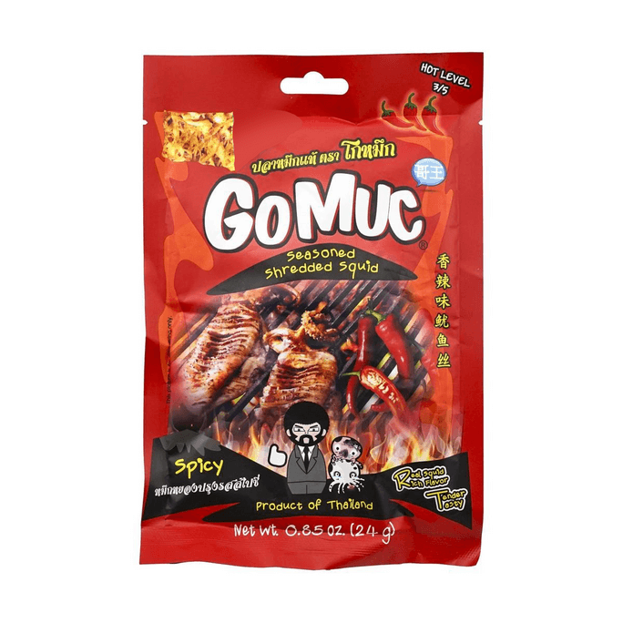 泰国GOMUC哥王 香辣鱿鱼丝 24g