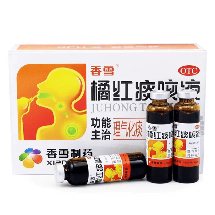 中國香雪 橘紅痰咳液 12瓶裝