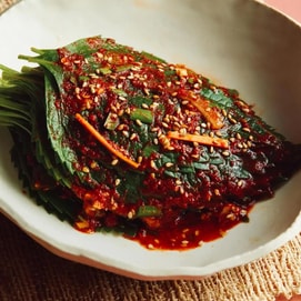 Seasoned Perilla Leaves, 4.23 oz 【For Rice, Noodles and Porridge】