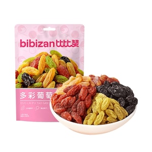【宝藏葡萄干】比比赞 多彩葡萄干提子干免洗即食果干 108g【大颗美味】