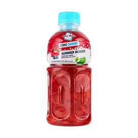Summer Berries Flavored Drink With Nata De Coco,10.82 fl oz【0 Sugar】