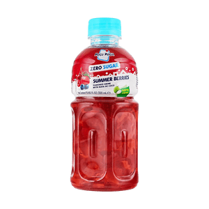 泰國MOGU MOGU 椰果果汁飲料 夏日莓果風味 320ml【0糖低卡】【泰國經典品牌】