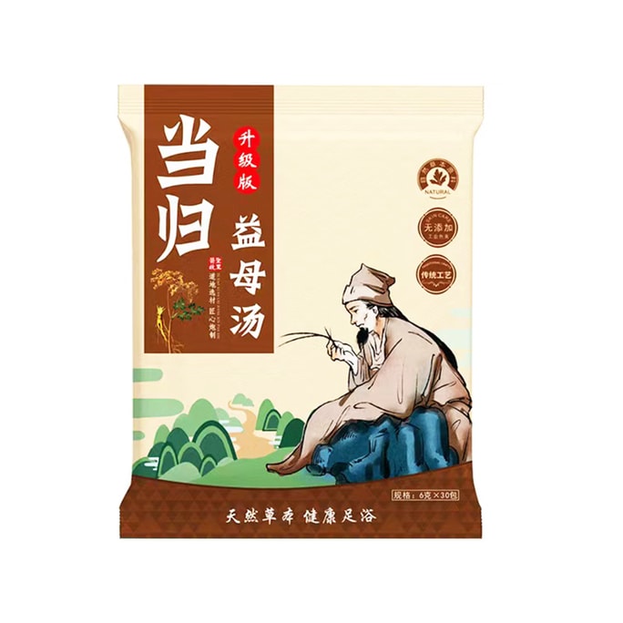 ANGELICA YIMU SOUP FOOT SOAK PACKAGE 6G *30PCS