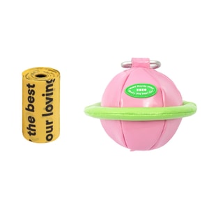 ZEZE Planet アウトドア用小型バッグ - ポータブル ペット用排泄物用バッグ付き 1ロール 15袋入り