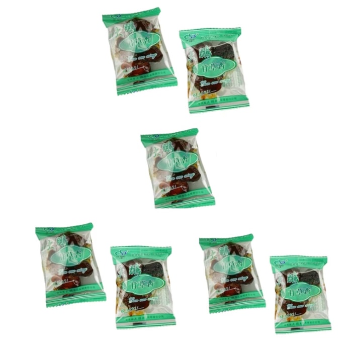 Licorice and Apricot Meat individually packaged with dried fruits weighing around 20g * 7 packs