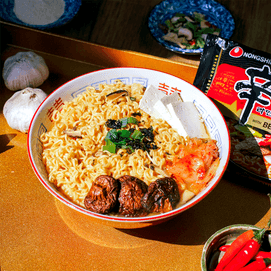 韩国NONGSHIM农心 SHIN辛拉面 速食方便面 黑色系列 4包入 520g