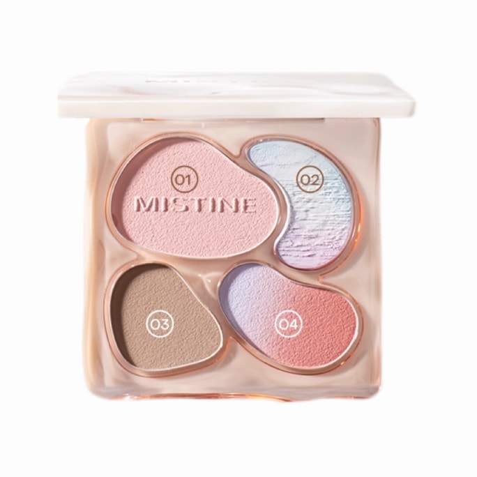 【中國直郵】 泰國 蜜絲婷 奶咖臉部彩妝一體海岸花火盤*1盒