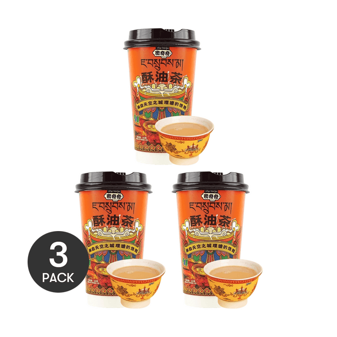 密奇奇 酥油茶 藏式傳統奶茶 原味 35g *3【3份超值裝】【四川甘孜州鄉城理塘特產】