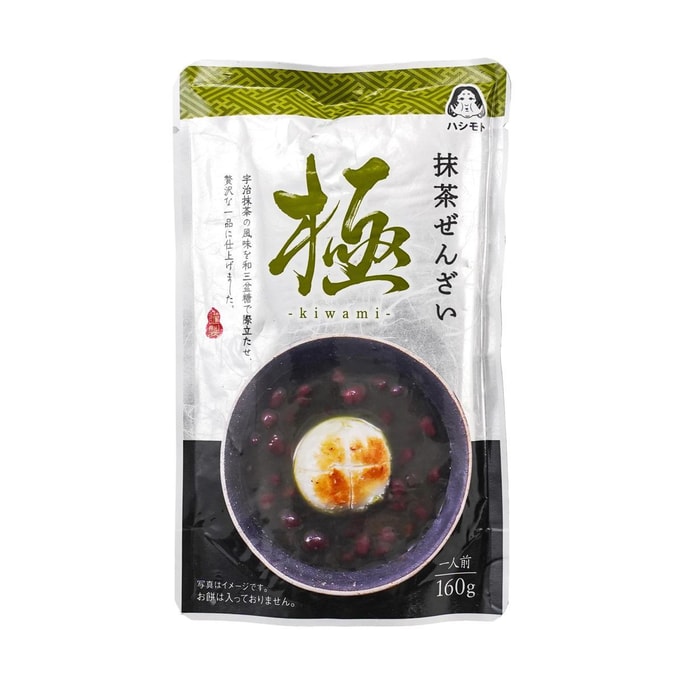 日本HASHIMOTO橋本食品 抹茶紅豆湯 160g【開袋即食】【速食甜點湯粥】