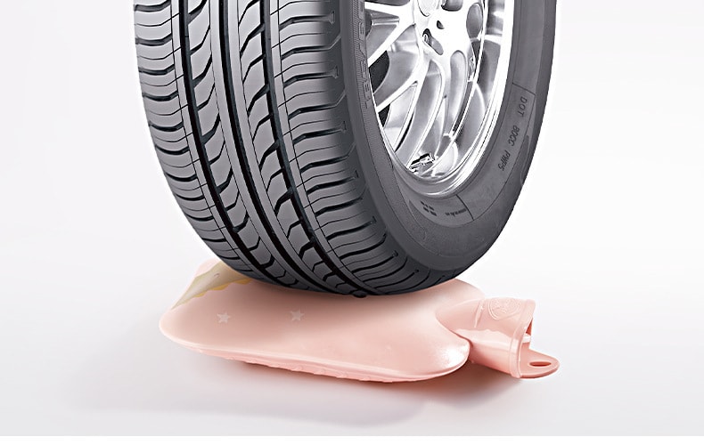 PVC Water-Filled Plush Hot Water Bag Cute Explosion-proof Hand Warmer Removable Washable Blue