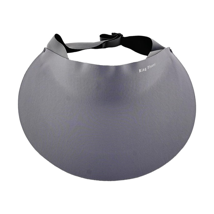 Traceless Sun Hat Summer Large Brim Hollow Top Hat Gray