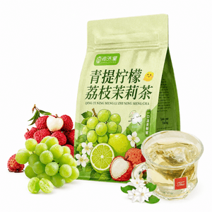 YAMIBUY 荔枝茉莉青提茶【清爽解膩 夏日暢飲神器】每一口都有花果香 讓你愛上喝水 低卡低負擔寶藏飲品 5g*30袋 新舊包裝隨機發貨