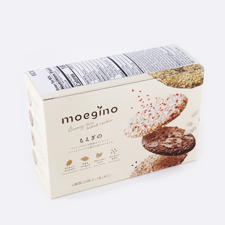 日本TIVOLIN TIVON Moegino香脆餅乾 20塊 95.8g 5