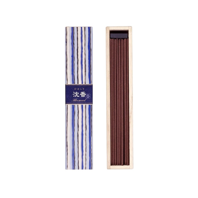 Japanese Incense Hall - Auspicious And Prosperous Natural Sandalwood Incense Sticks (40 Sticks) - Agarwood