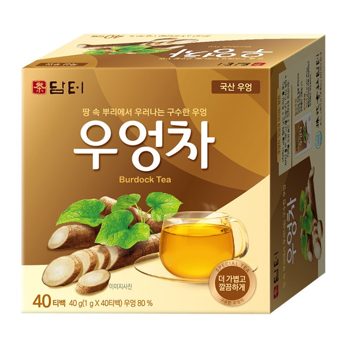 Damtuh Traditional Korean Tea Burdock 1g x 40 Tea Bag
