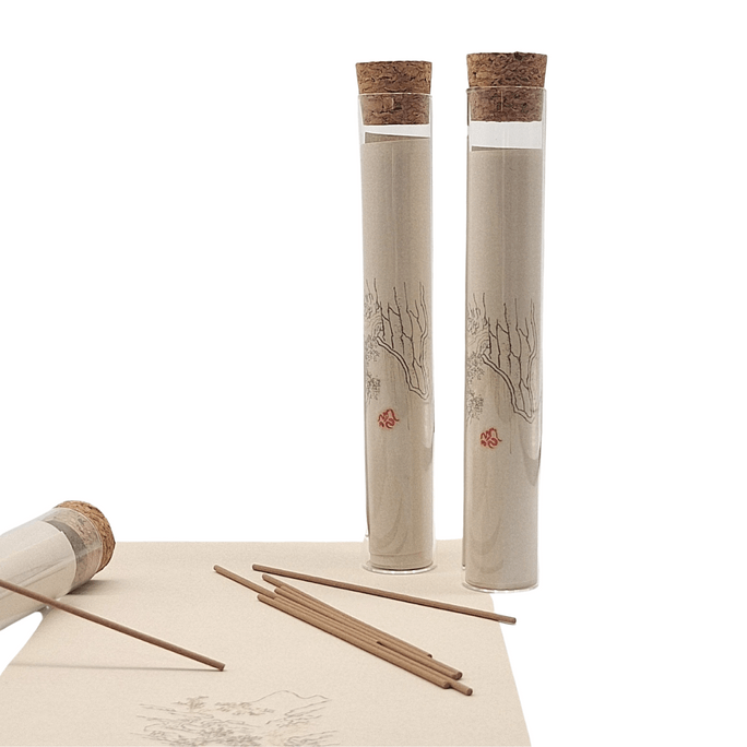 【Handcrafted Modern Incense - White Tea Scent】Natural White Tea And Agarwood Blend 50g/70 Sticks