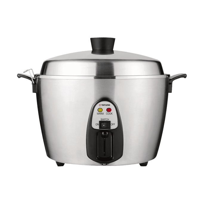 Tatung - TAC-11KN(UL) - 11 Cup Multi-Functional Stainless Steel Rice Cooker with Steaming & Stewing Features Warmer Wate