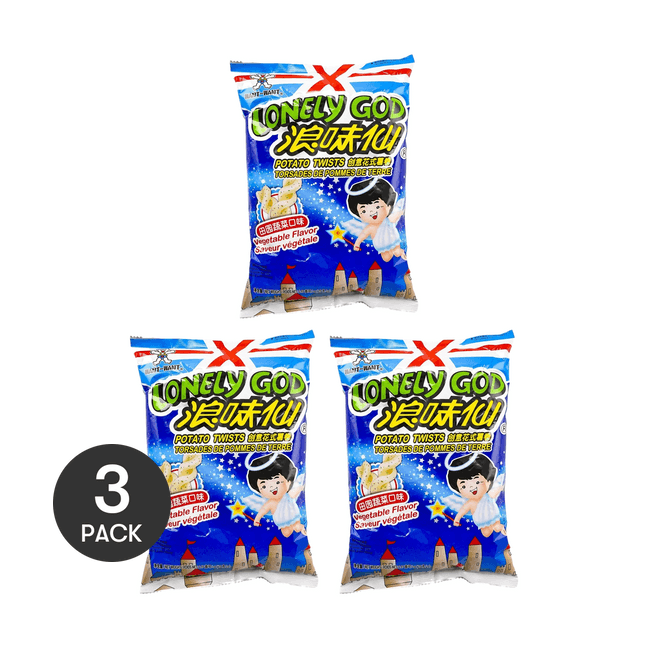 【超值分享装】旺旺 浪味仙 田园蔬菜口味 70g*3【全美超低价】