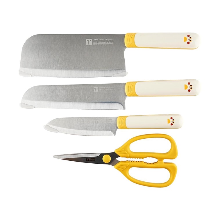 Kitchen Knife Set, 5 Piece Multipurpose Cooking Knives 4