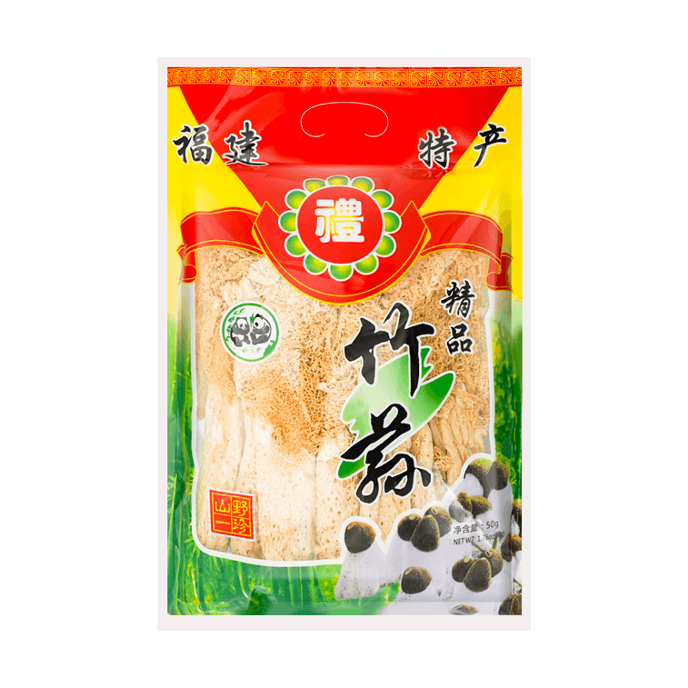 【福建特產】壟斷 精品竹蓀 50g【煲湯火鍋菌菇乾貨】 7