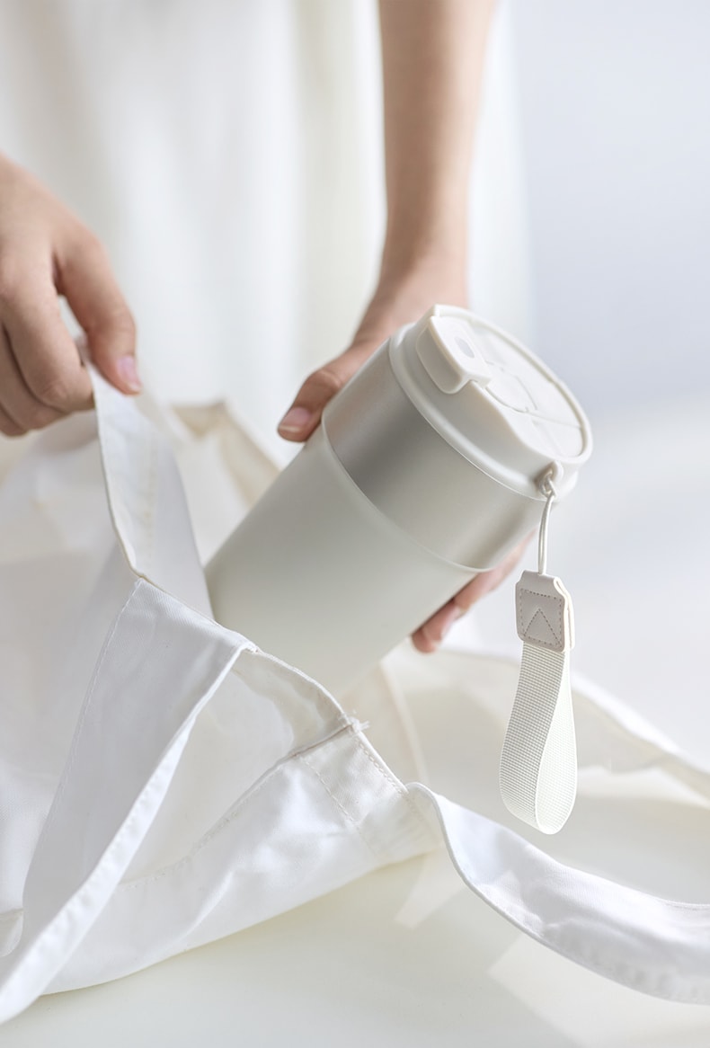 OLAYKS 隨行杯 316不鏽鋼無縫內膽保溫杯 500ml大容量 咖啡吸管杯 雙層真空密封