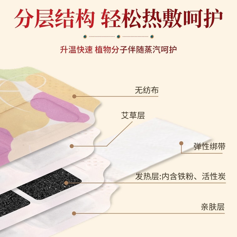 Steam Foot Warmer 6 Sheets/1 Box   set Moxibustion Self-Heating Steam Foot Warmer 4