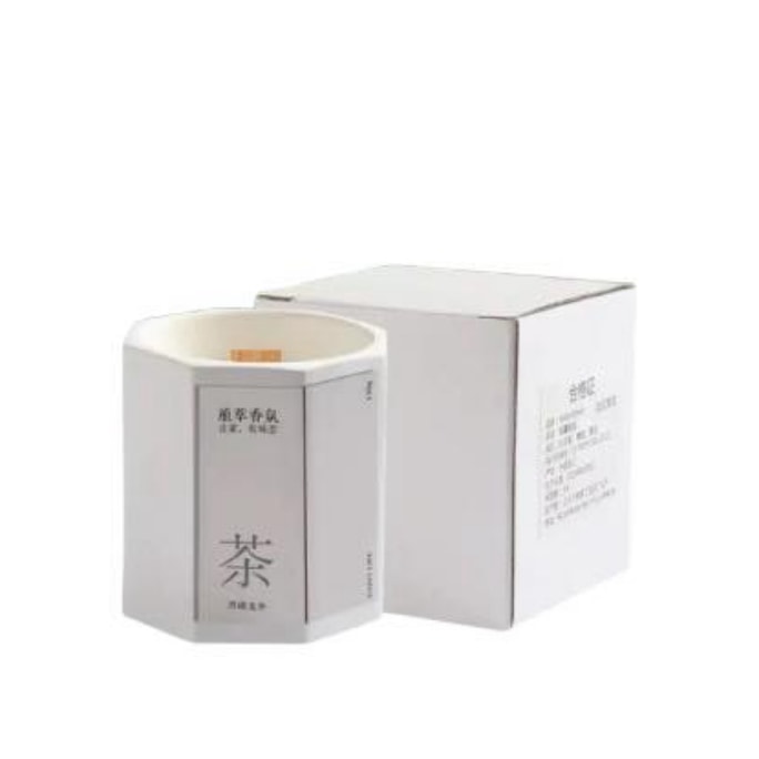 西湖龙井香薰 【七夕好礼】大号 蜡烛 卧室 家用 室内 持久熏香 低温香氛围感 高级感礼物 大号八角香薰 净含量130g