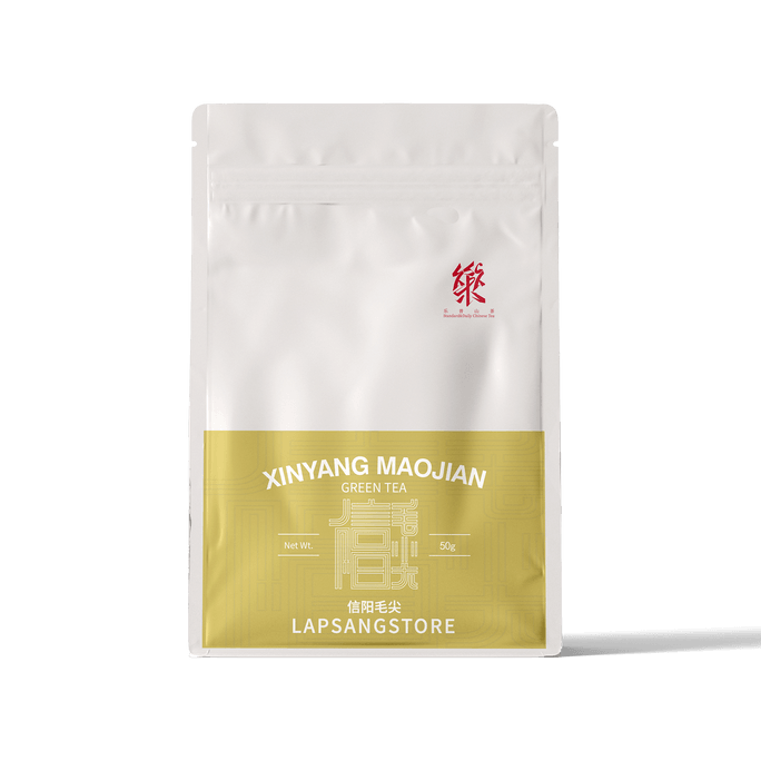 正山堂樂普山茶 2025年特級信陽毛尖 明前綠茶 茶葉 袋裝50g