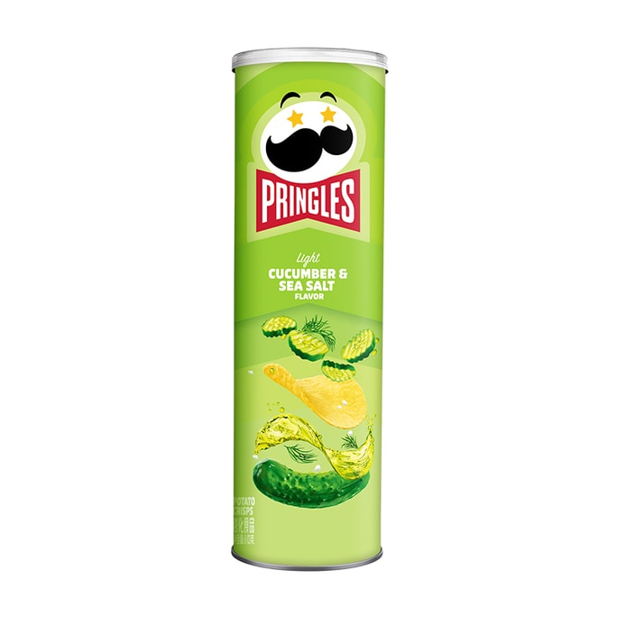 Refreshing cucumber and Sea Salt Flavored potato chips Snack 110g*2 cans