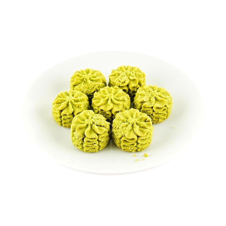 Butter Flower Cookies, Matcha Flavor, 6.98 oz 9