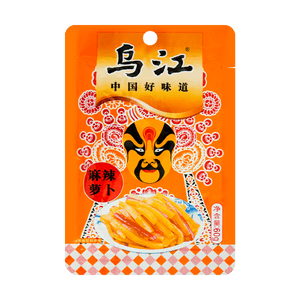 乌江 涪陵榨菜 麻辣萝卜干 60g 【麻辣鲜香 爽脆下饭】