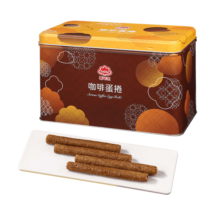 Coffee Egg Roll , 11.29 oz【Chinese New Year Gift Box】