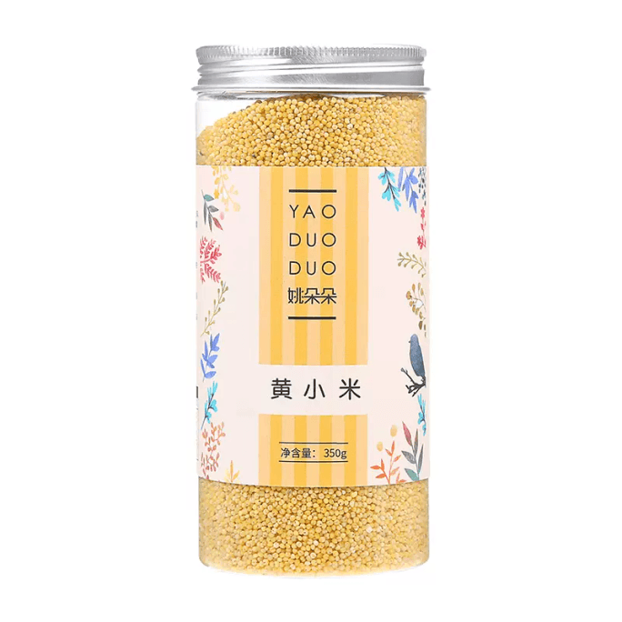 Edible Yellow Millet 350g Coarse Grain Canned