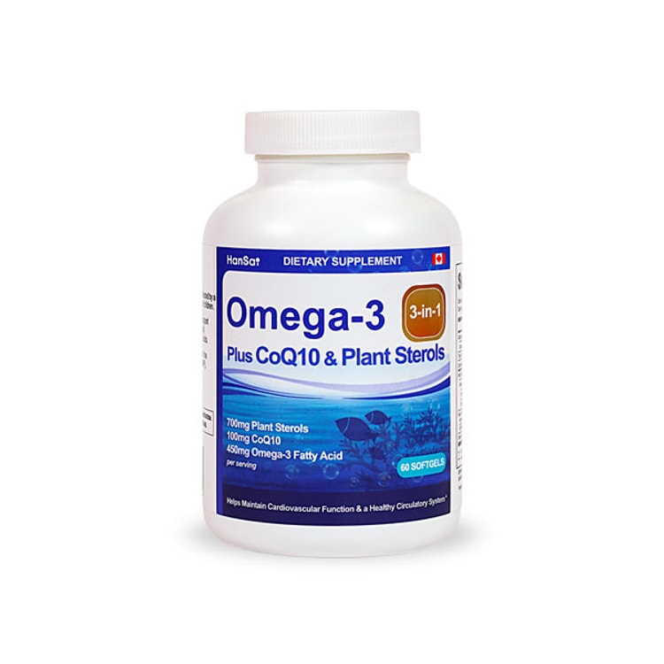 UMEKEN Made in Canada UMEKEN Omega 3 CoQ10 60 softgels GMP