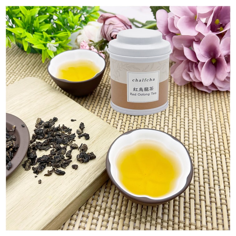 [台灣直郵]茶粒茶 原片茶葉 Mini孟菲斯 紅烏龍茶 30g 6