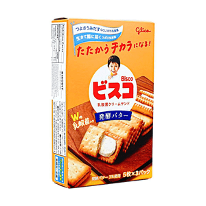 ビスコ発酵バターサンドビスケット 2.1 oz [カルシウムとビタミン入りダブル乳酸菌]