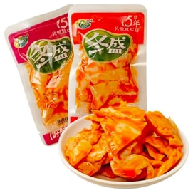 冬盛 雙口味杏鮑菇 滷香 香辣味 口感豐富 辣味 150g