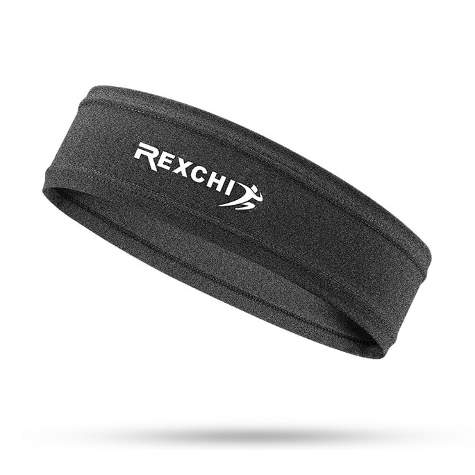 Running Sports Headband Breathable Wicking Fitness Yoga Hairband Deep Gray