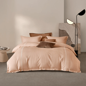 【중국 직송】 루오라이 홈텍스타일 봄여름 신상품 순면 4종 세트 순면 60매 초소프트 U형 이불 커버 세트/패티드 시트 스타일/킹사이즈/220*250