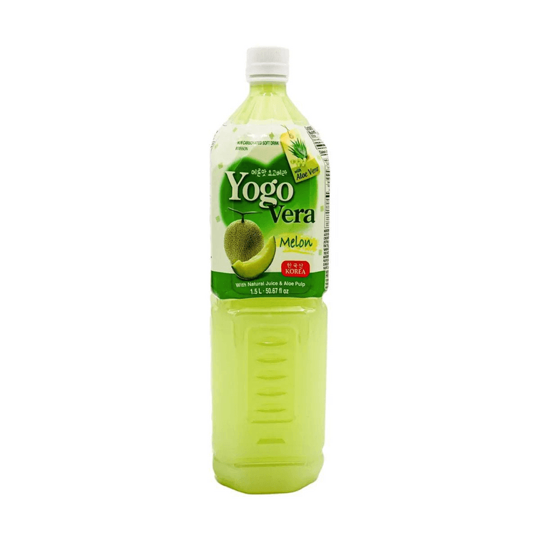 韓國YOGO VERA 蘆薈飲料 蜜瓜味 1.5L 4