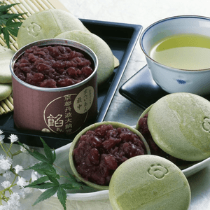 Homemade Monaka with Kyoto Hojicha Shell and Tamba Azuki Bean Filling,10.58 oz【DIY Japanese Wagashi Sweets Gift Box】